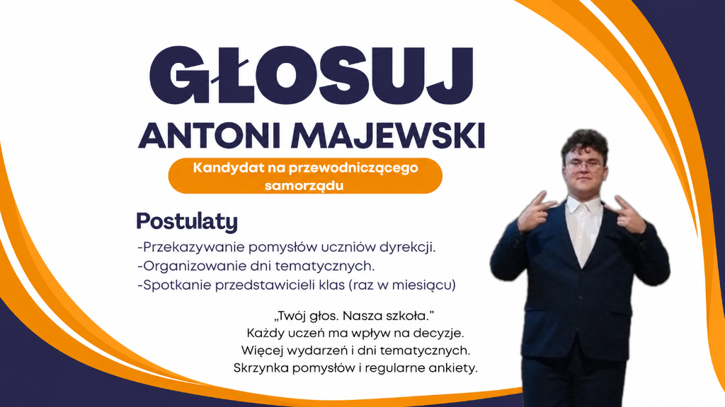 Plakat poziomy: Antoni Majewski